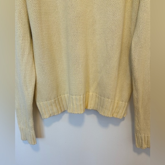GAP vintage cotton oversized v-neck sweater , sz : large - Picture 4 of 7